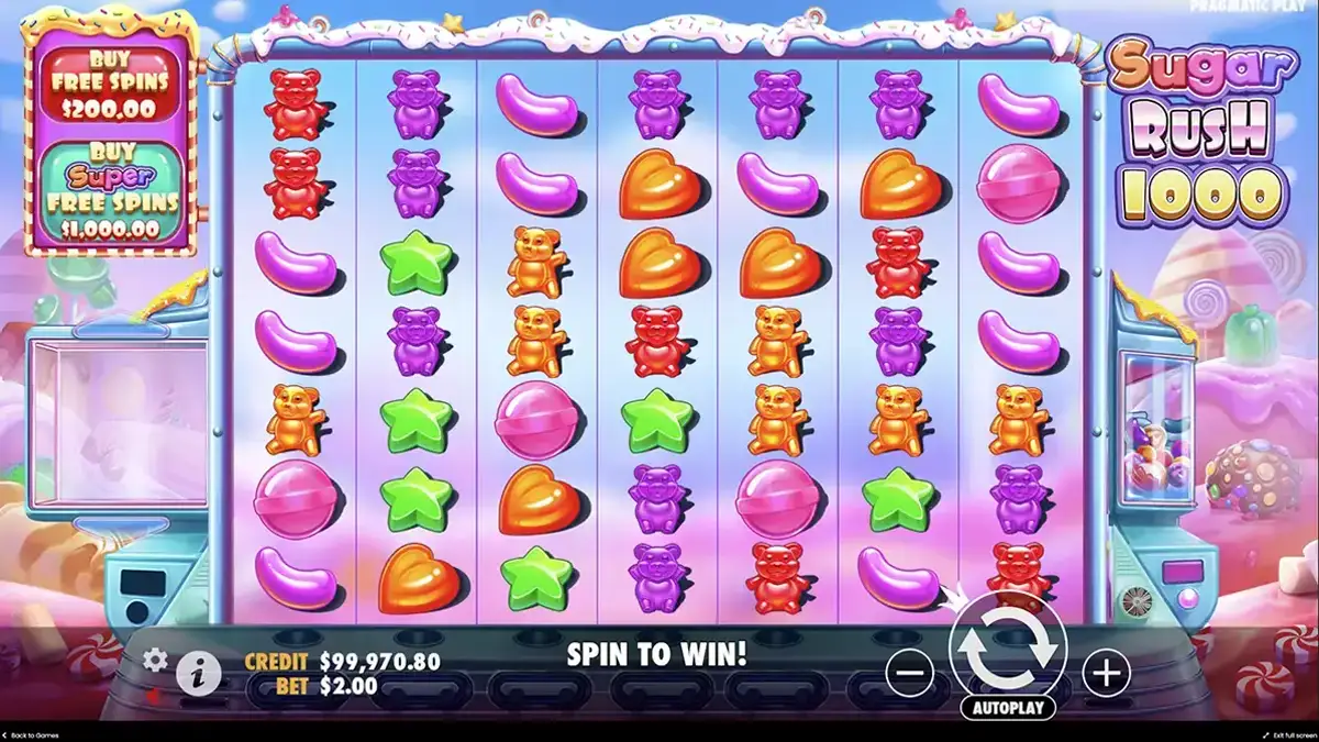 Jogue o aplicativo Sugar Rush 1000